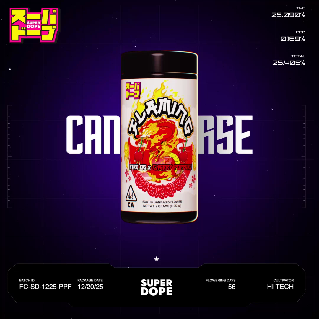 Fire OG x Cherry Popperz Batch #FC-SD-1225-PPF