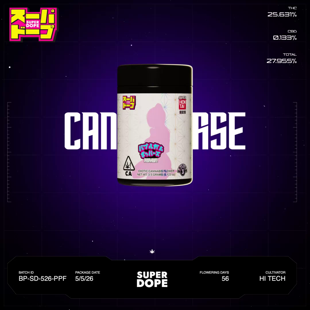 Bubblegum Popperz Batch #BP-SD-526-PPF