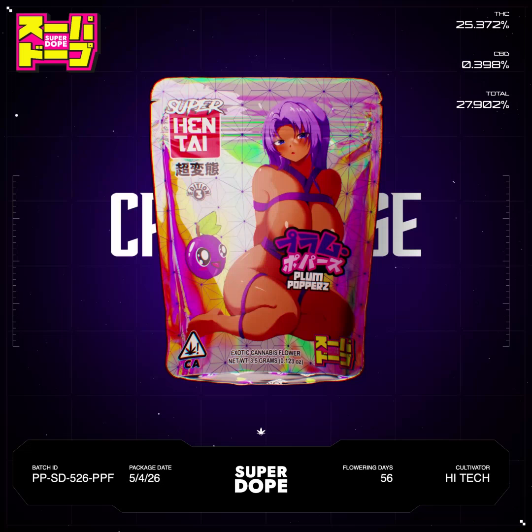Plum Popperz Batch #PP-SD-526-PPF